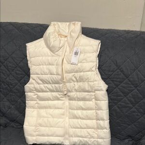 Old Navy Cream Puffer Vest for Kids